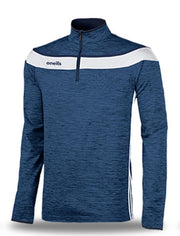 O'Neills Slaney 3 Stripe Half Zip (Melange Navy White)