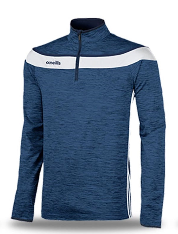 O'Neills Slaney 3 Stripe Half Zip (Melange Navy White)
