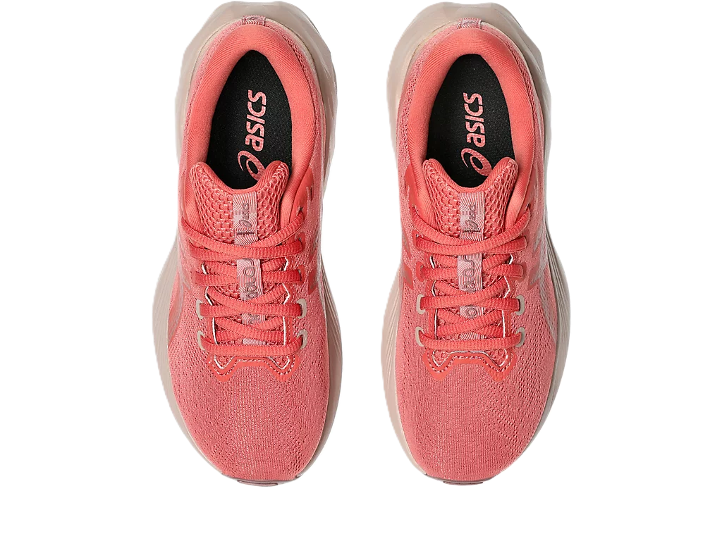 Asics Novablast GS Kids Running Shoes Dark Pink Clay Rubble Red