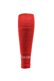 Precision Plain Pro Footless Sleeve Socks Red