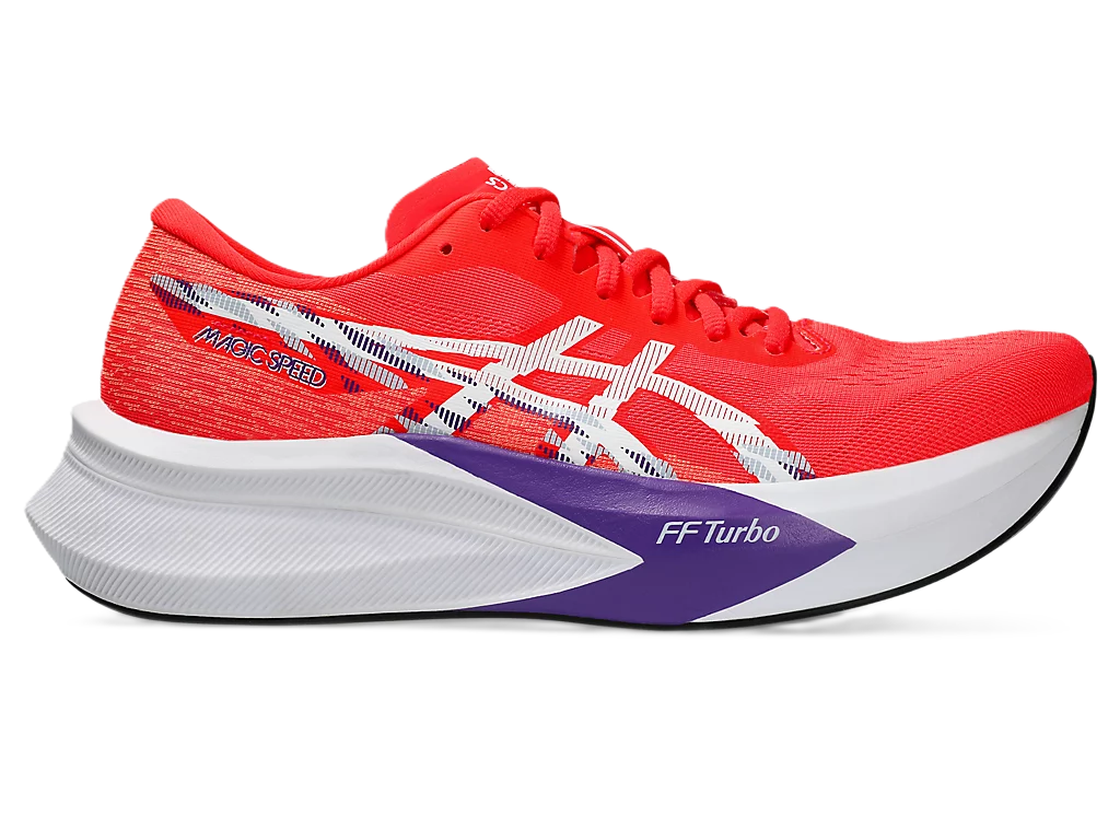 Asics Magic Speed Men' Running Shoes Flash Red White