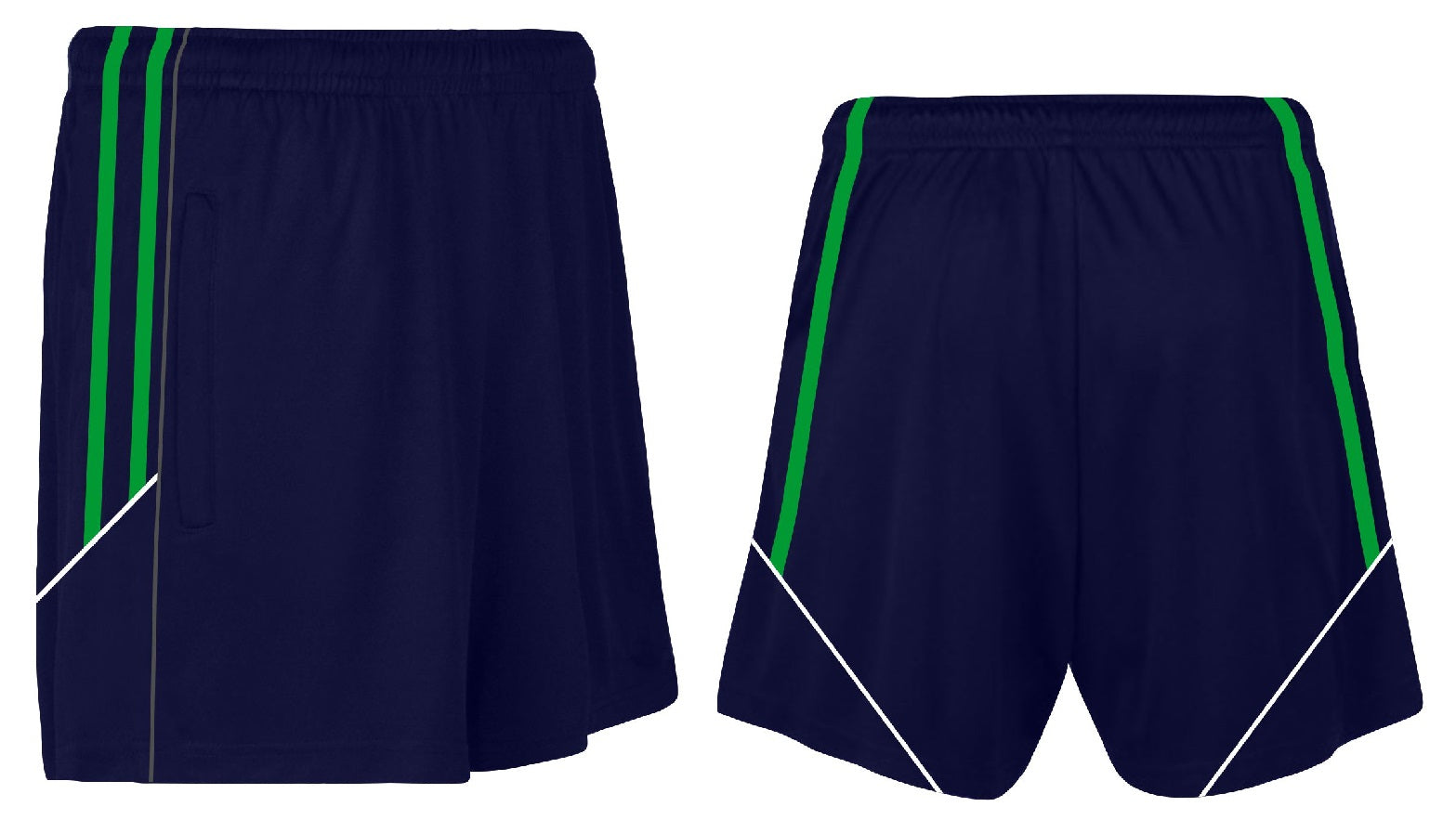 CS Club Training Zip Pocket Short (Navy Green Amber)