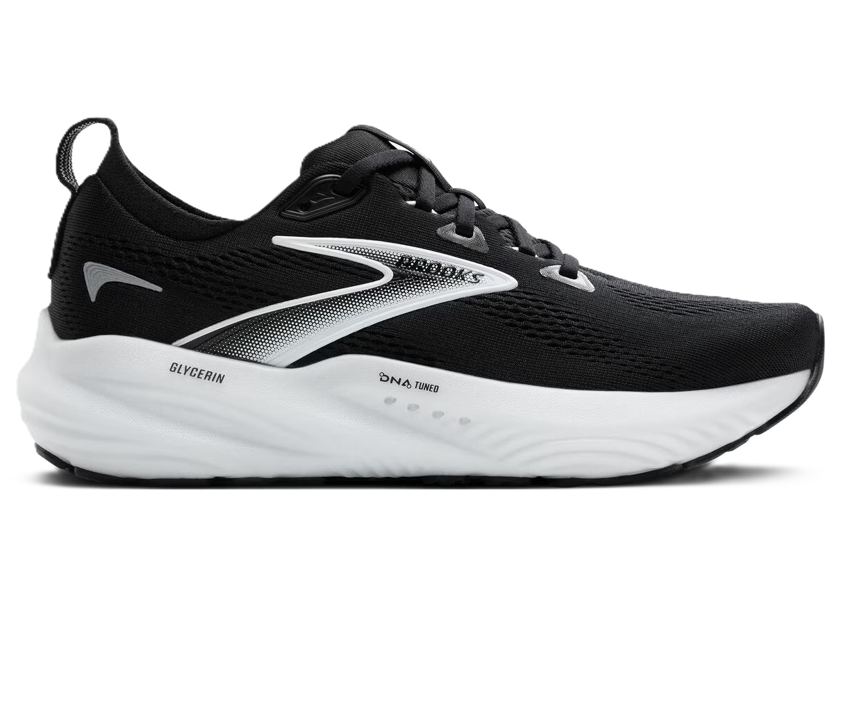 Brooks Glycerin 22 Men's Running Shoes Black Grey White