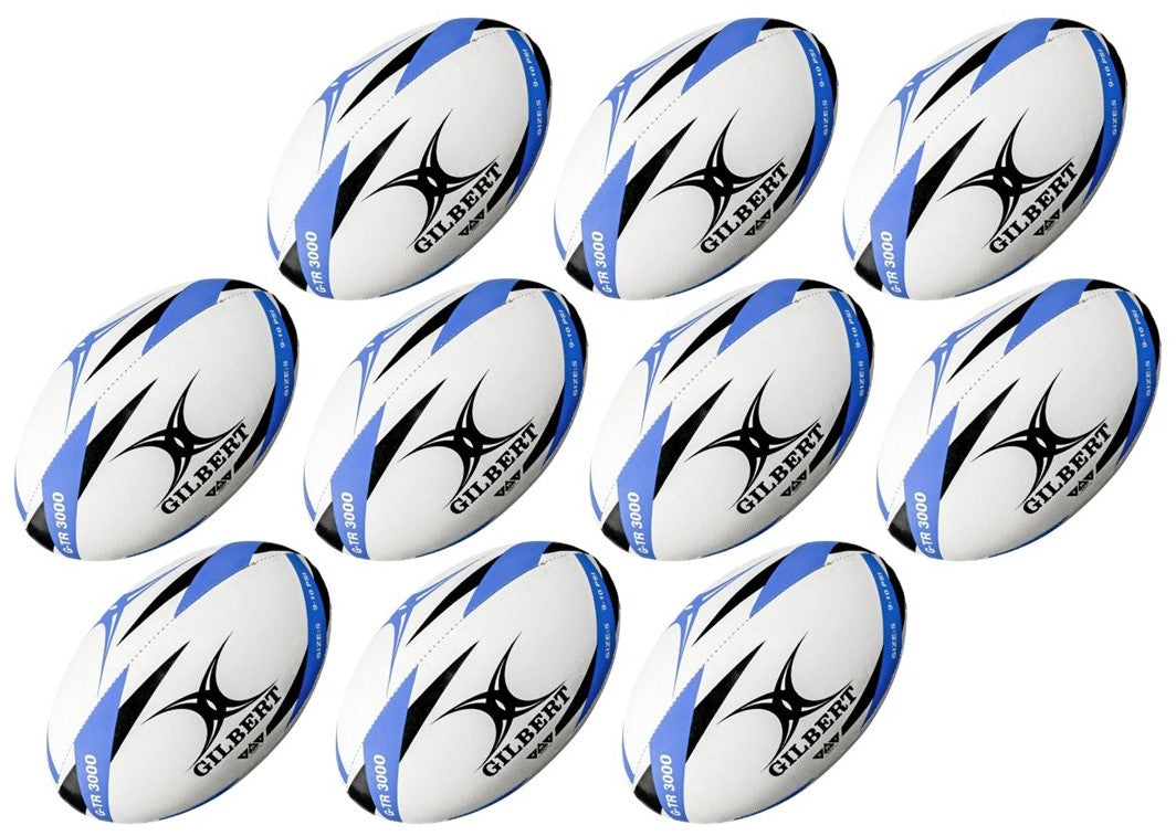 Gilbert TR3000 Training Ball Size 5 Blue 10 Pack