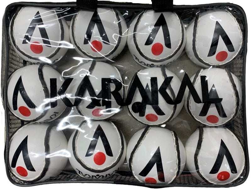 Karakal Training Sliotar White 12 Pack