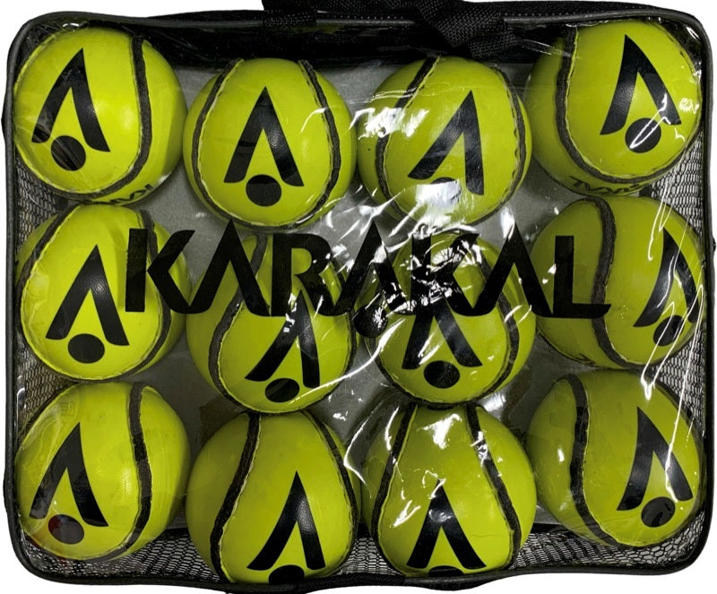 Karakal Training Sliotar Yellow 12 Pack