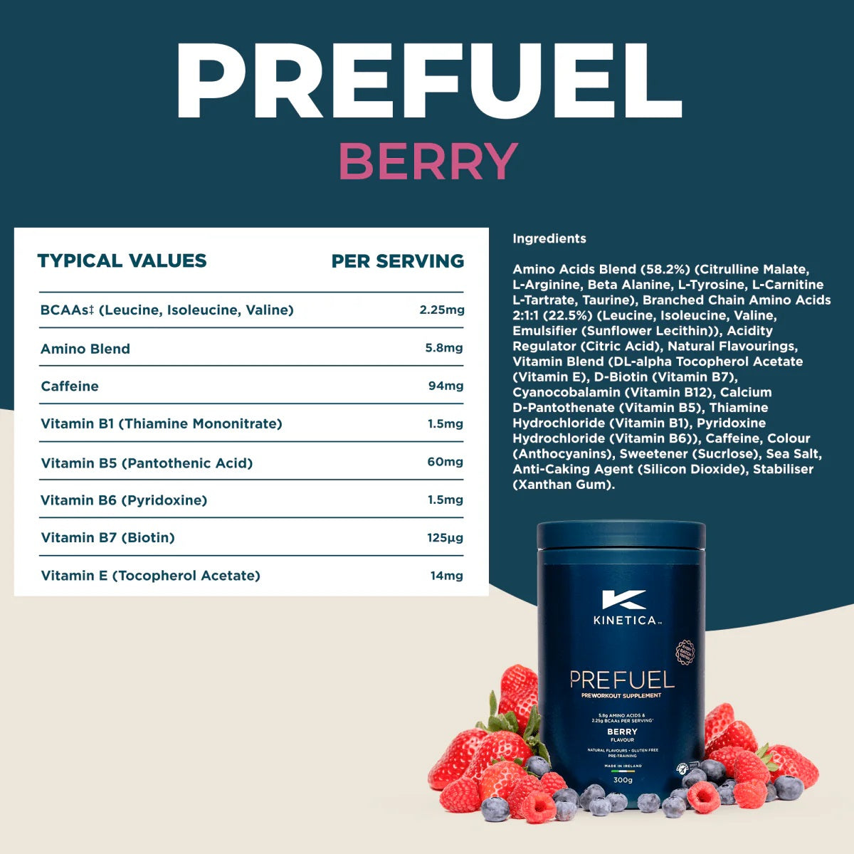 Kinetica Pre Fuel 300g
