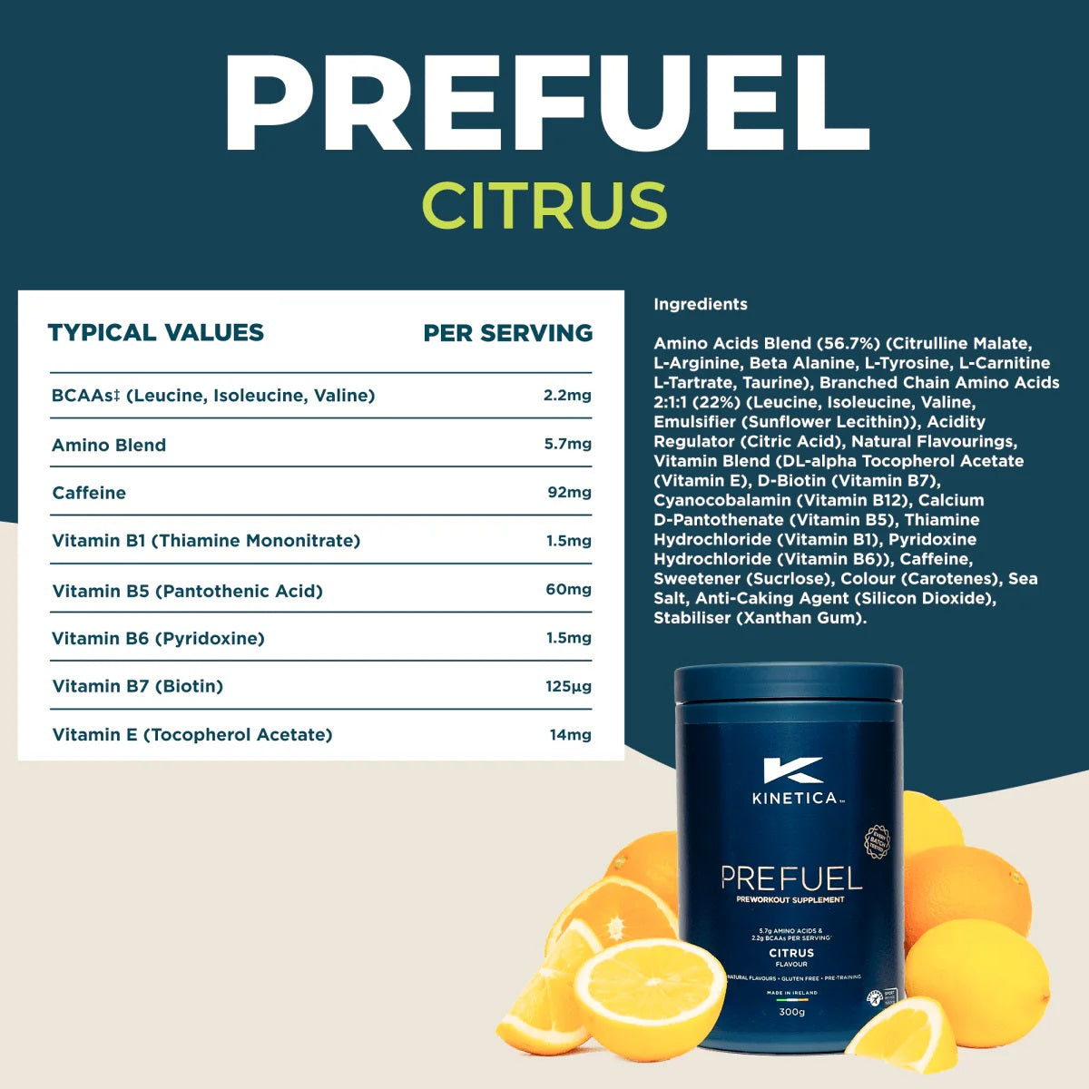 Kinetica Pre Fuel 300g