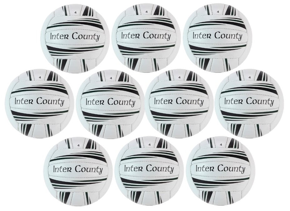O'Neills Inter County Football Pack 10 Balls Size 4