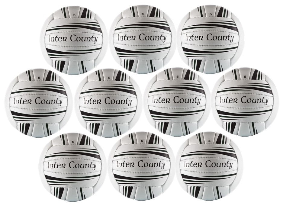 O'Neills Inter County Football Pack 10 Balls Size 5