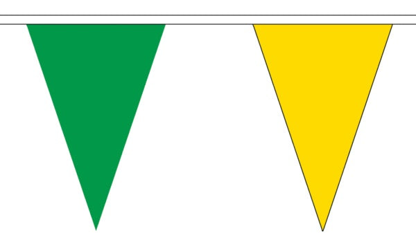 TCF Bunting 10 Meter Green Yellow