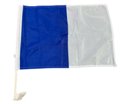 TCF Car Flag Royal Blue White